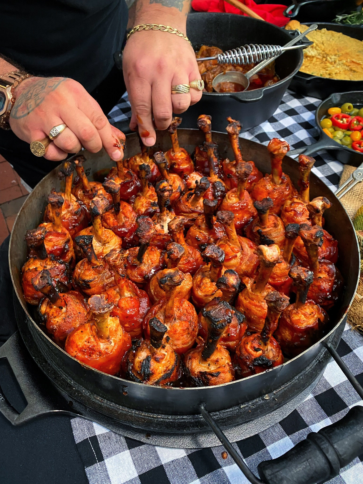 BBQ Chicken Lollipop Recipe | Learning To Smoke